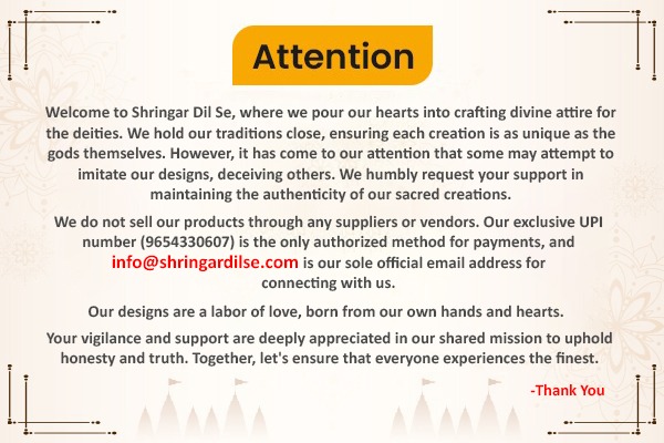 Customized dress for all gods